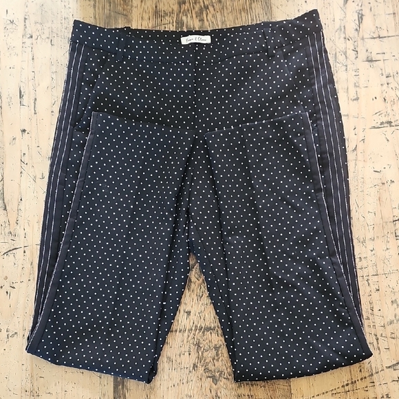 Emma & Olivia Pants - Emma & Olivia Polka Dot Trousers Size 10